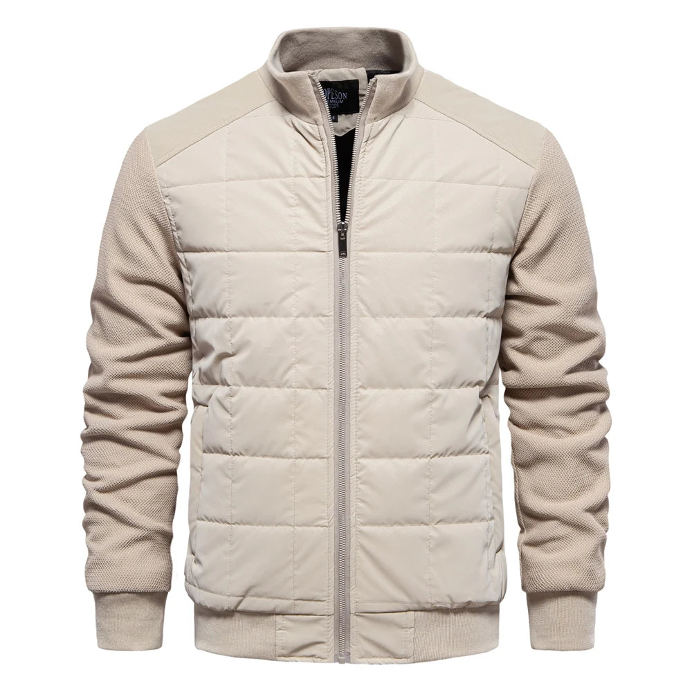 NordPlaid™ Men’s Winter Stand Collar Coat