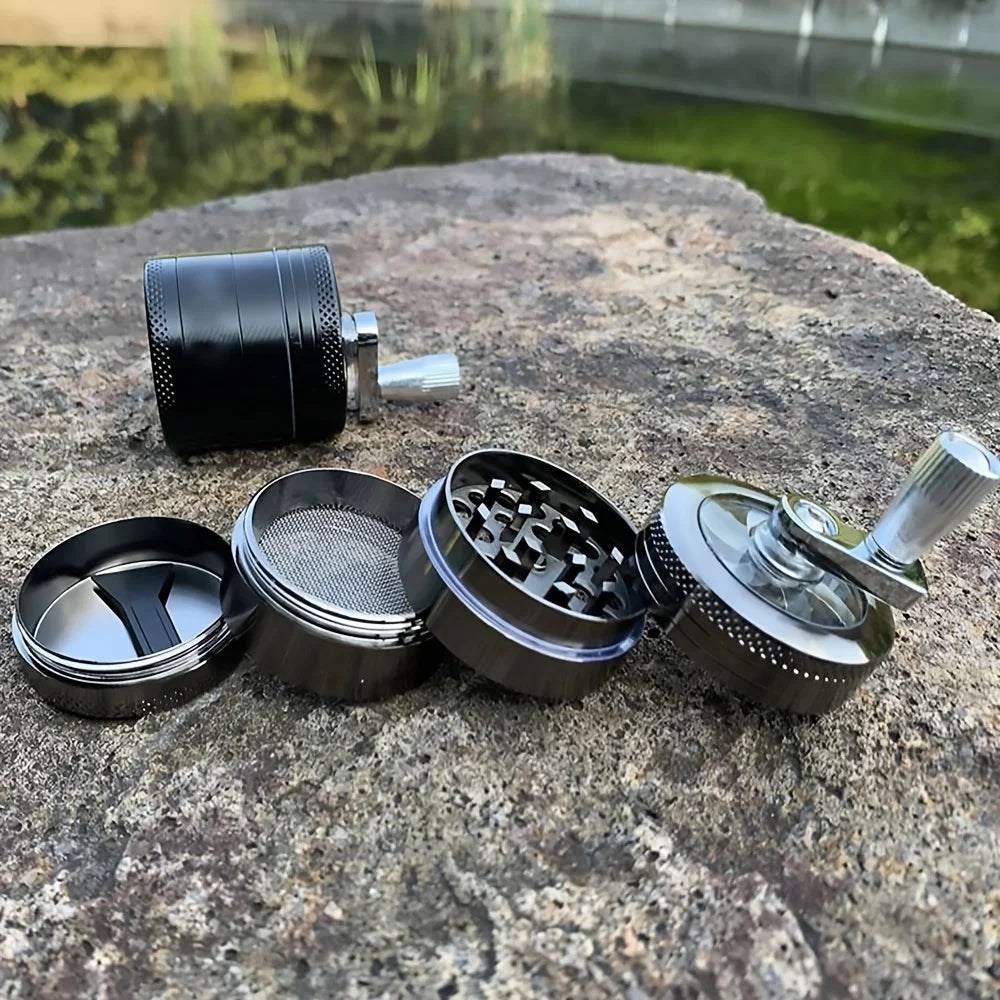 Stainless Steel Nut & Spice Grinder with Manual Handle