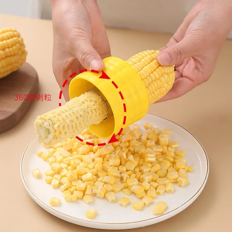 Rotary Corn Peeler – Stainless Steel Corn Kernel Separator Tool