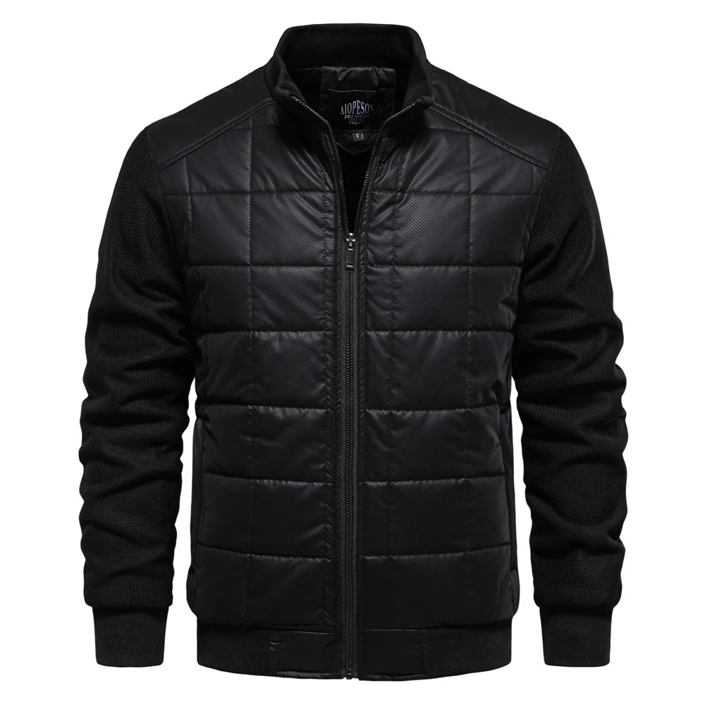 NordPlaid™ Men’s Winter Stand Collar Coat