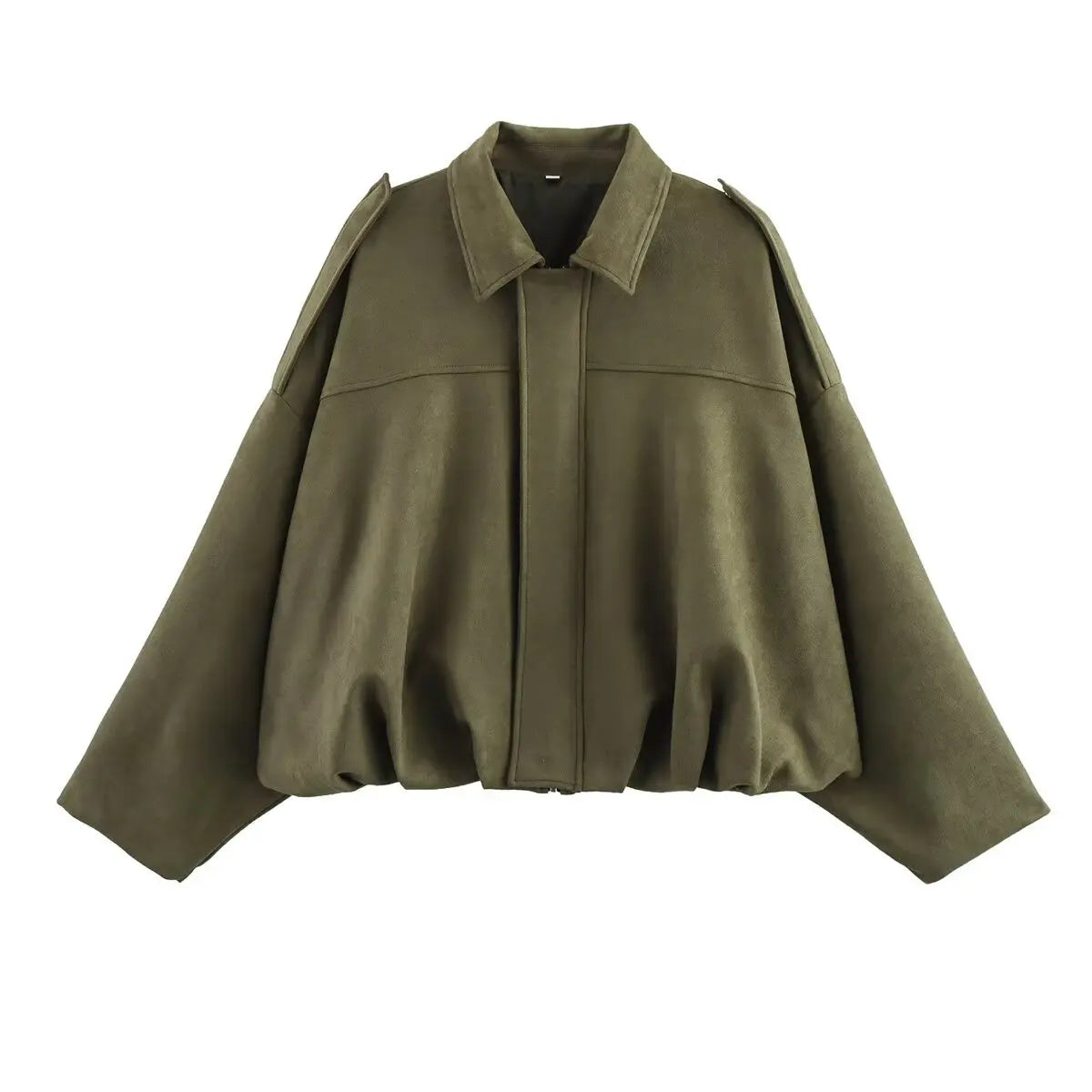 EmeraldSoirée™ Vintage Bomber Jacket
