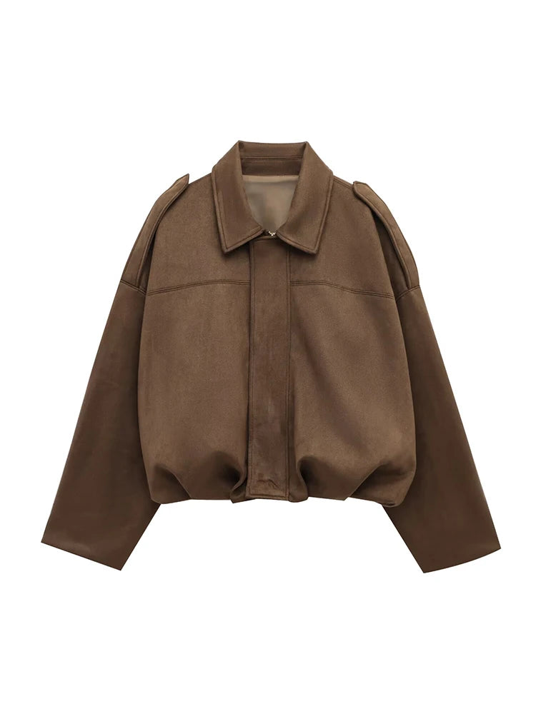 EmeraldSoirée™ Vintage Bomber Jacket