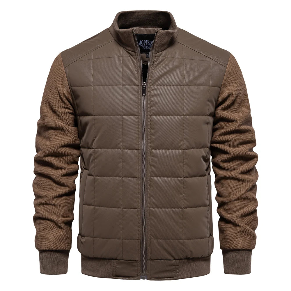 NordPlaid™ Men’s Winter Stand Collar Coat