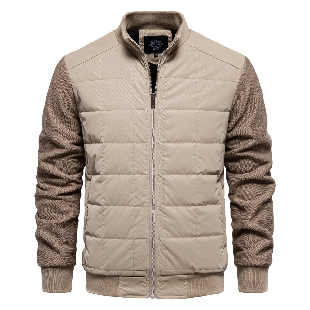 NordPlaid™ Men’s Winter Stand Collar Coat