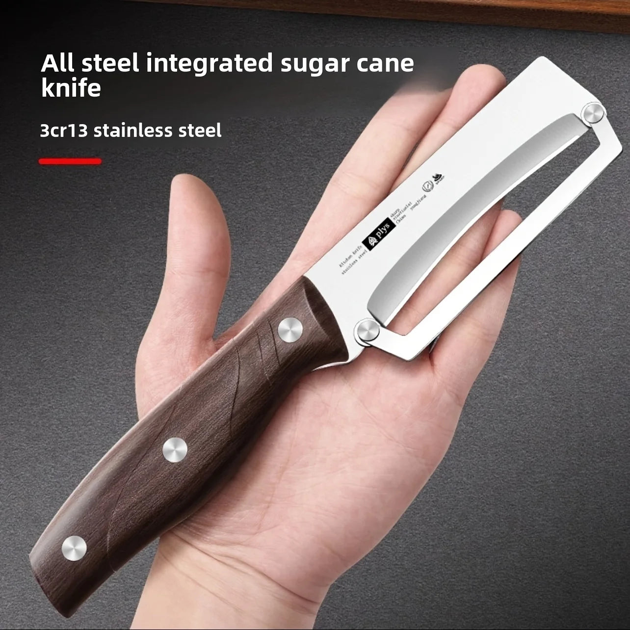 Stainless Steel Fruit & Vegetable Peeler with Wooden Handle