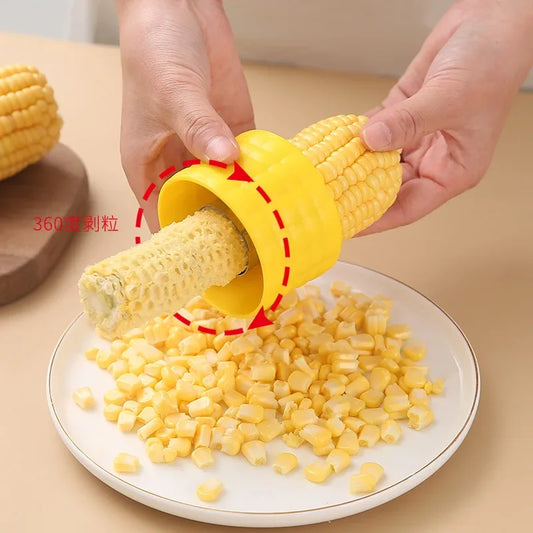 Rotary Corn Peeler – Stainless Steel Corn Kernel Separator Tool