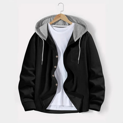 WaffleEdge™ Men’s Hooded Cardigan Coat