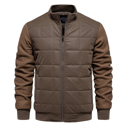NordPlaid™ Men’s Winter Stand Collar Coat