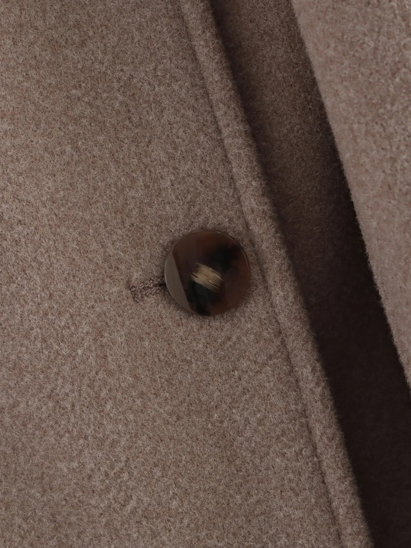AmberTide™ Oversized Wool Jacket with Scarf