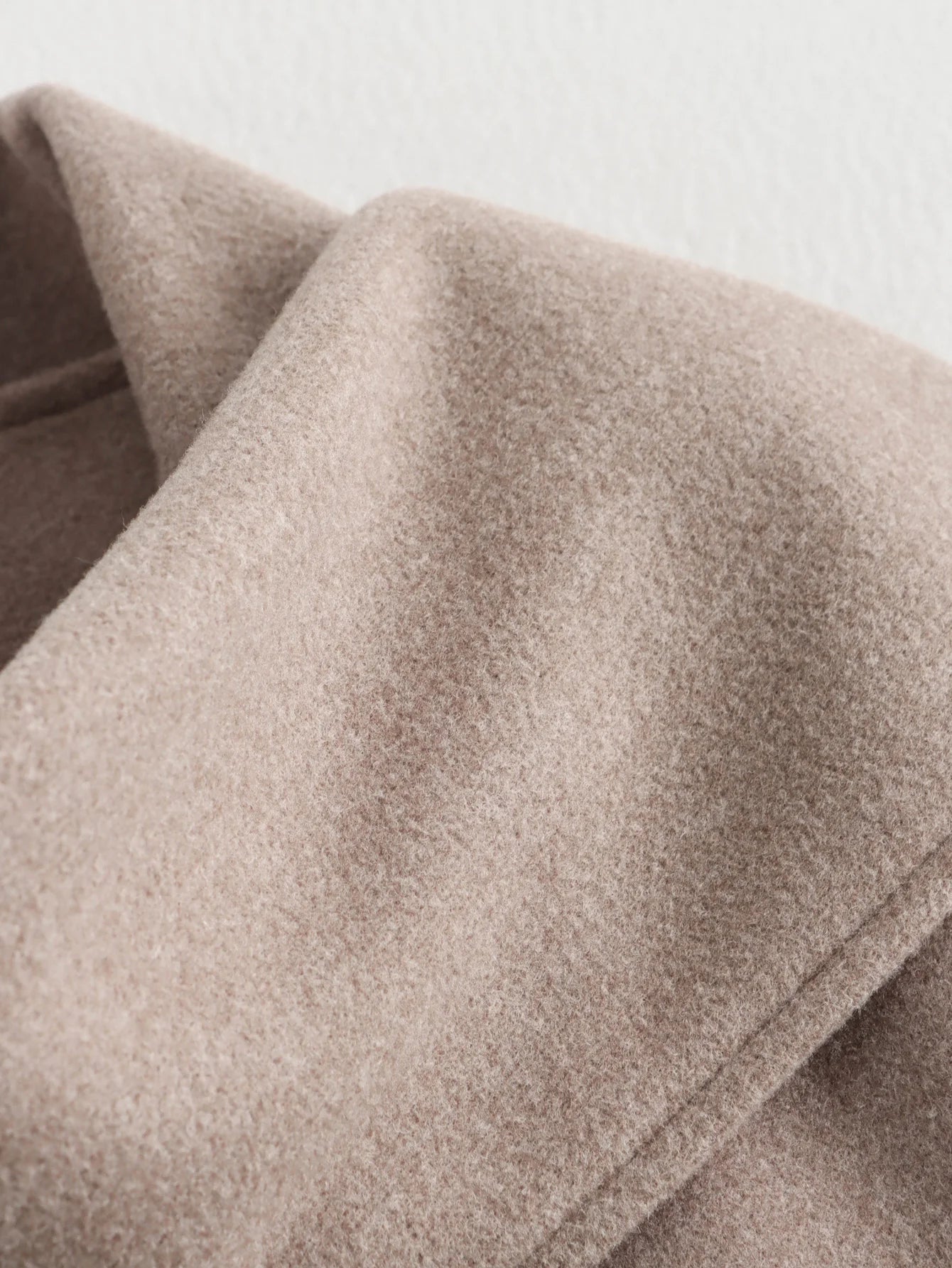 AmberTide™ Oversized Wool Jacket with Scarf